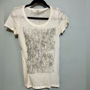 J. Crew Small graphic tissue tee